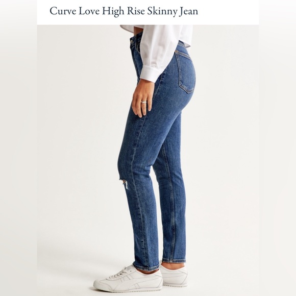 Women’s Abercrombie & Fitch Curve Love High Rise Skinny jeans. - Picture 2 of 11